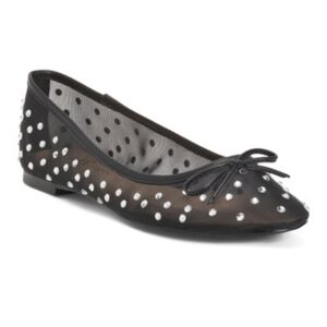 🔹️YOSI SAMRA🔹️ Black Sadie  Ballet Flats